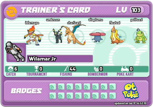 Wilamar Jr Card otPokemon.com