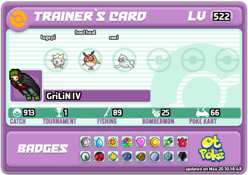 GriLiN IV Card otPokemon.com