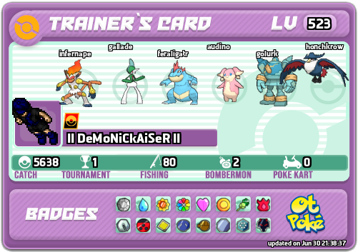 II DeMoNiCkAiSeR II Card otPokemon.com