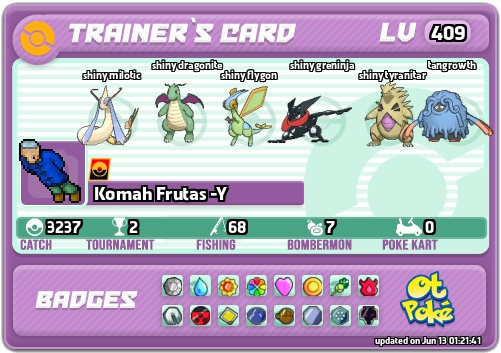 Komah Frutas -Y Card otPokemon.com