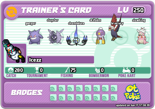 Icezz Card otPokemon.com