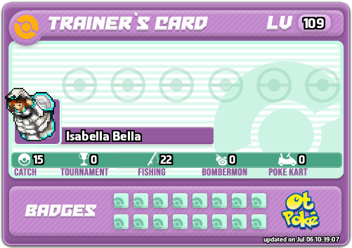 Isabella Bella Card otPokemon.com