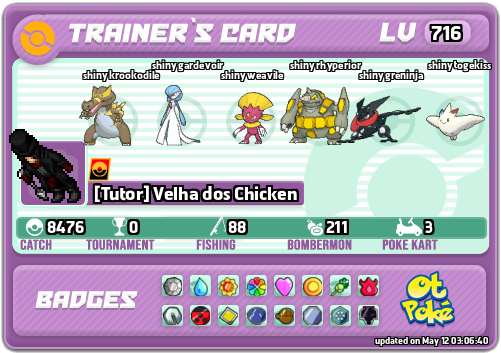 [Tutor] Velha dos Chicken Card otPokemon.com