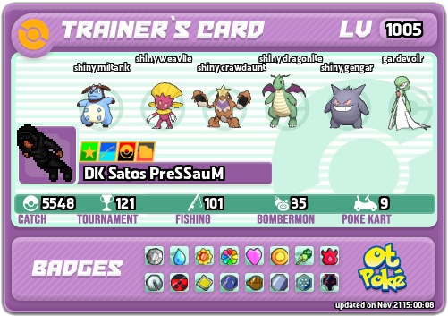 DK Satos PreSSauM Card otPokemon.com