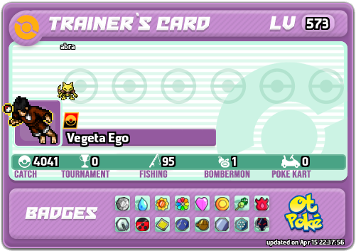 Vegeta Ego Card otPokemon.com