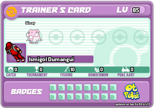 Ismigol Dumangui Card otPokemon.com