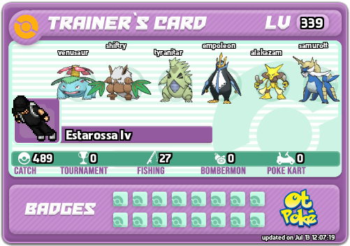 Estarossa Iv Card otPokemon.com