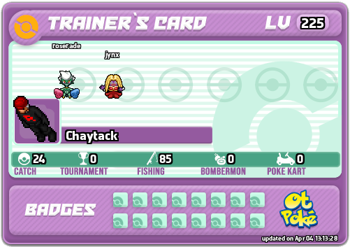 Chaytack Card otPokemon.com