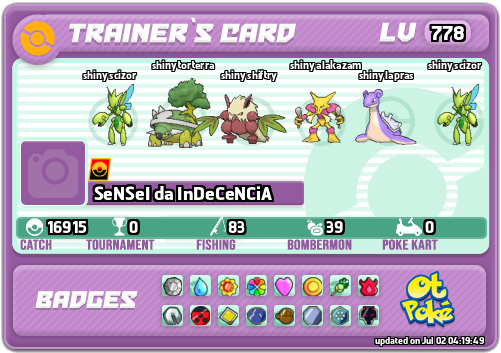 SeNSeI da InDeCeNCiA Card otPokemon.com