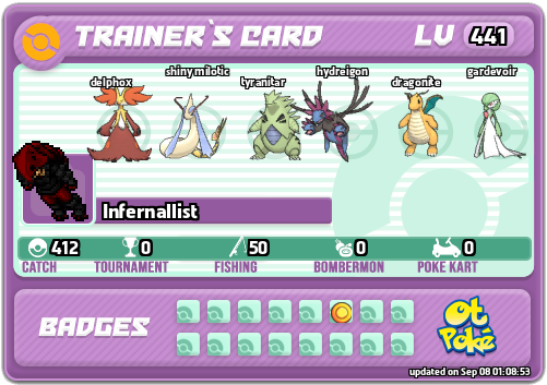 Infernallist Card otPokemon.com