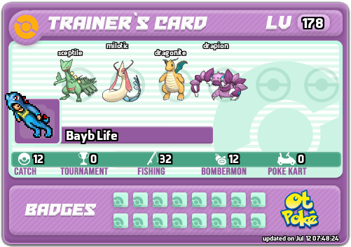 Bayb Life Card otPokemon.com