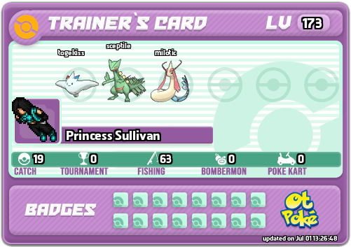 Princess Sullivan Card otPokemon.com