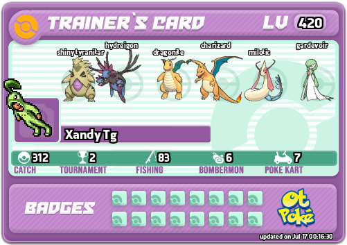 Xandy Tg Card otPokemon.com