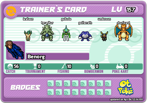 Benorg Card otPokemon.com