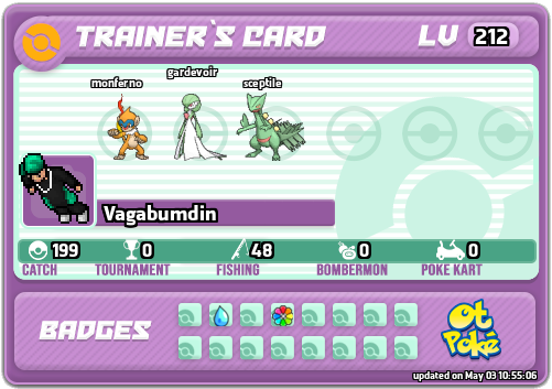 Vagabumdin Card otPokemon.com