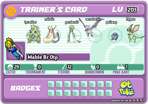 Mable Br Otp Card otPokemon.com