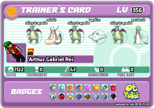 Arthur Gabriel Rei Card otPokemon.com