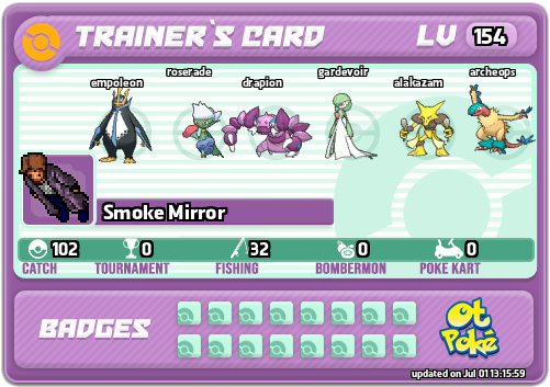 Smoke Mirror Card otPokemon.com