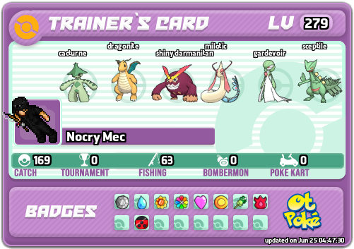 Nocry Mec Card otPokemon.com