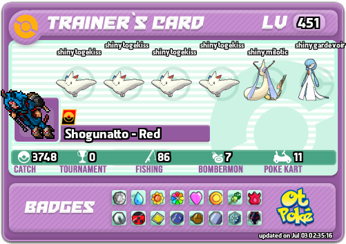 Shogunatto - Red Card otPokemon.com