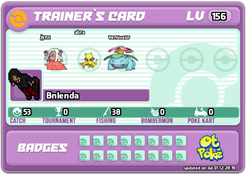 Bnlenda Card otPokemon.com