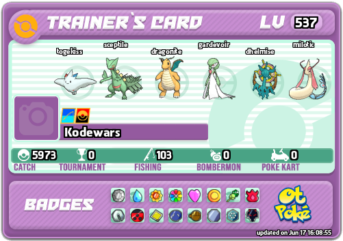 Kodewars Card otPokemon.com