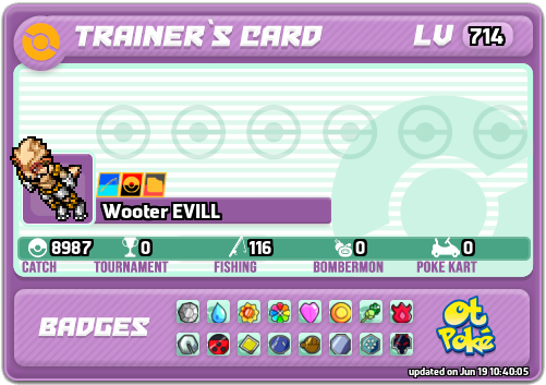 Wooter EVILL Card otPokemon.com