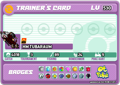HM TUBARAUM Card otPokemon.com