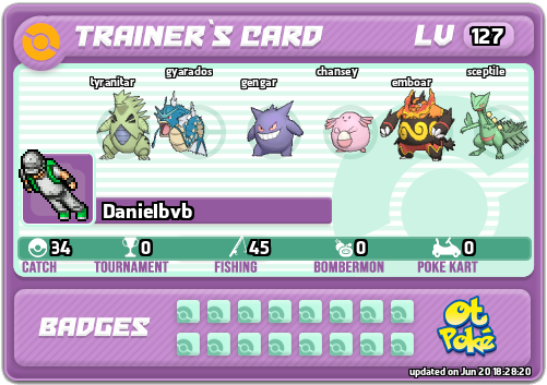 Danielbvb Card otPokemon.com