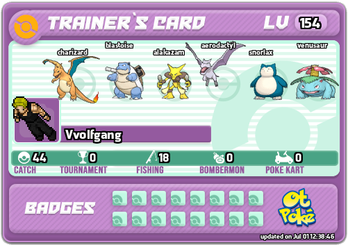 Vvolfgang Card otPokemon.com