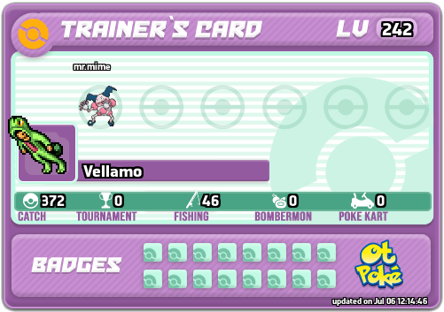 Vellamo Card otPokemon.com