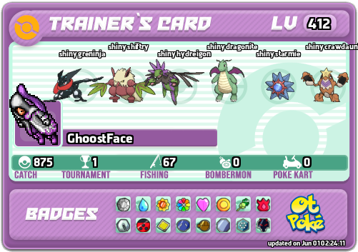 GhoostFace Card otPokemon.com