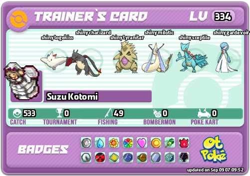 Suzu Kotomi Card otPokemon.com