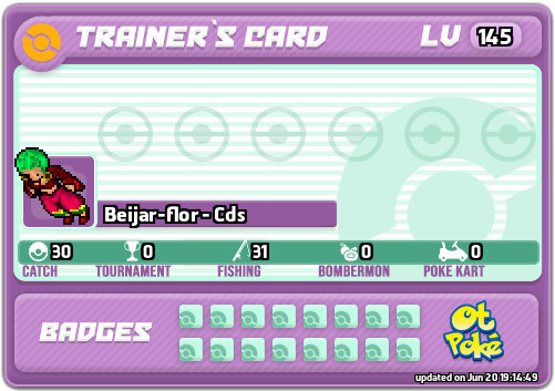 Beijar-flor - Cds Card otPokemon.com