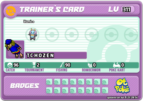 T C H O Z E N Card otPokemon.com