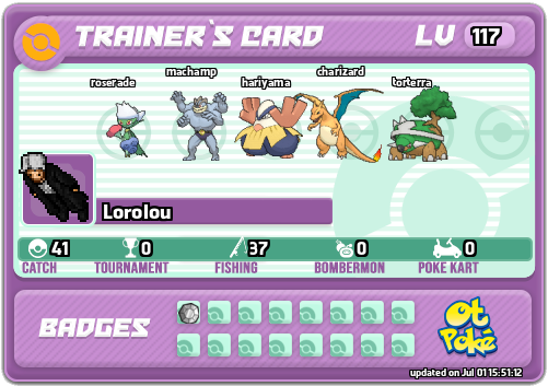 Lorolou Card otPokemon.com