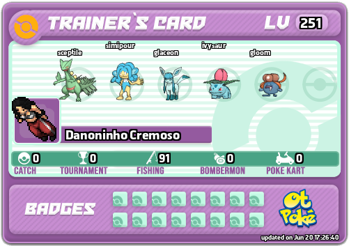 Danoninho Cremoso Card otPokemon.com