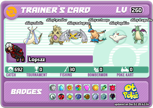 Lopszz Card otPokemon.com