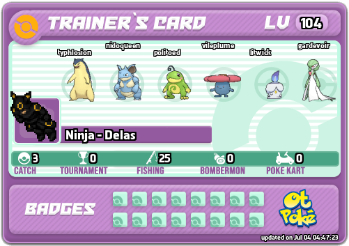 Ninja - Delas Card otPokemon.com