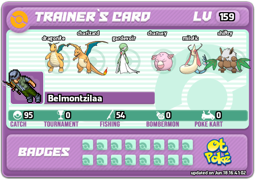 Belmontzilaa Card otPokemon.com