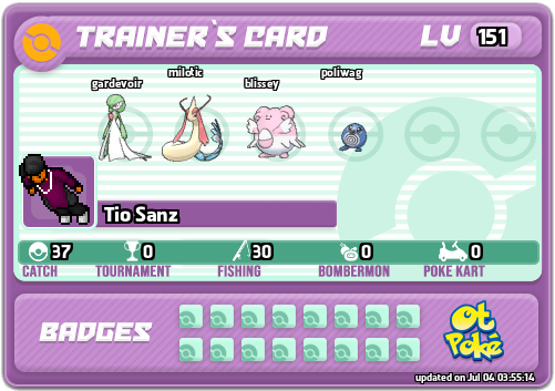 Tio Sanz Card otPokemon.com