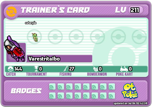Varestritalbo Card otPokemon.com