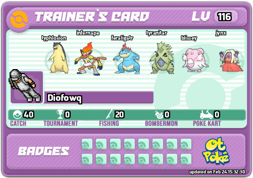 Diofowq Card otPokemon.com