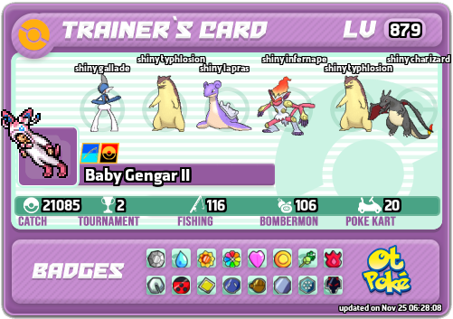 Baby Gengar II Card otPokemon.com