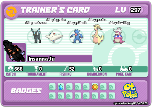 Insanna Ju Card otPokemon.com