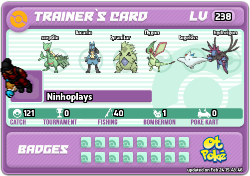 Ninhoplays Card otPokemon.com