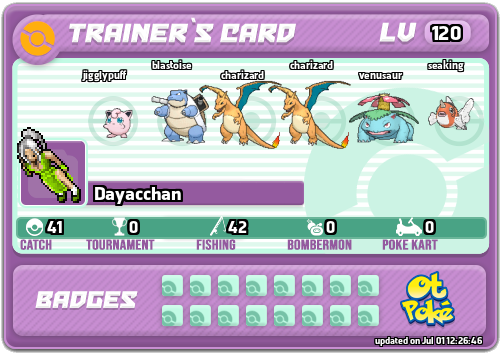 Dayacchan Card otPokemon.com