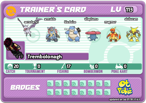 Trembolonagh Card otPokemon.com