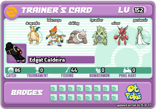 Edgat Caldeira Card otPokemon.com