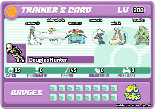 Douglas Hunter Card otPokemon.com